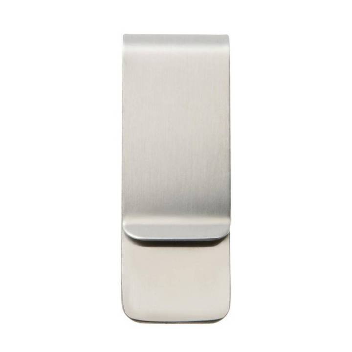 Metal Stainless Steel Money Clip Holder Folder Collar Clip(Silver