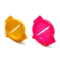 3 Pieces Different Sizes Momo Dumpling Maker Kuli Pitha maker Mold Press Dow-Made of heavy-duty food-grade plastic for durability. 