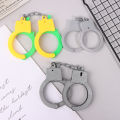 New 1Pair Handcuffs Toy Kids Role Play Footcuffs Props Party Drama Cosplay Police Cop Officer Costume Dress Up Playing Toys. 