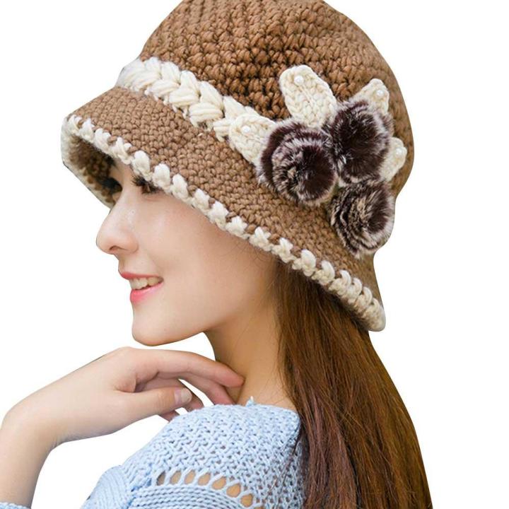 Fashion%20Women%20Lady%20Winter%20Warm%20Crochet%20Knitted%20Flowers%20Decorated%20Ears%20Hat%20-%20Image%204
