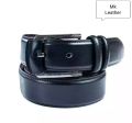 Black Artificial Leather belt for men.