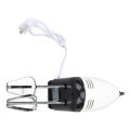 Electric Whisk Beater Ergonomic Handle Easy Operation Electric Egg Beater US Plug 110V with Whisk Dough Hook for Cream. 