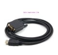 1.8M HDMI to VGA Cable Converter – High-Quality Video Adapter for PC, Laptop, Projector.
