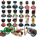 BeginnerBer New Napoleonic Wars Military Soldiers Building Blocks WW2 Mini Action Figures French British Fusilier Rifles Toys For Kids. 