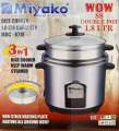 Miyako 1.8 Liter Small Size Rice Cooker MRC-918.