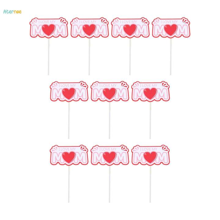 10x%20Cake%20Toppers,%20Happy%20Mother's%20Day%20Cake%20Topper,%20Baking%20Decor,%20Mother's%20Day%20Cupcake%20Picks,%20Cake%20Insert%20for%20Event,%20Gift%20Cake,%20Birthday%20Anniversary%20-%20Image%204
