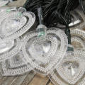 Solar 8-mode 20LED heart-shaped decorative light.