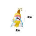 Cute Banana Cat Doll Crying Banana Cat Keychain Plush Stuffed Doll Banana Cat Doll Pendant Crying Sad Crying Banana Keyring Keychain Accessories. 