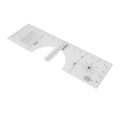 T Shirt Ruler PVC Accurate Scale Tshirt Alignment Tool For Designer DGD.