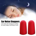 2PCS Convenient Silicone Ear Plugs Noise Proof Earplug Comfortable for Sleeping Noise Reduction Accessory. 