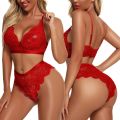 Lace Bra Set Lingerie Set Female Underwear Set Floral Transparent Fashion Underwear Bra Panties Underwear Women. 