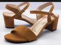 Semi Pencil Heel Handmade Sandals for Women. 