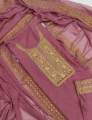 Exclusive High-Quality Weightless Georgette 3-Piece Set - Embroidered Design. 