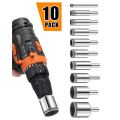 Diamond Drill Bits Set, 10 PCS Diamond Hole Saw Set. 