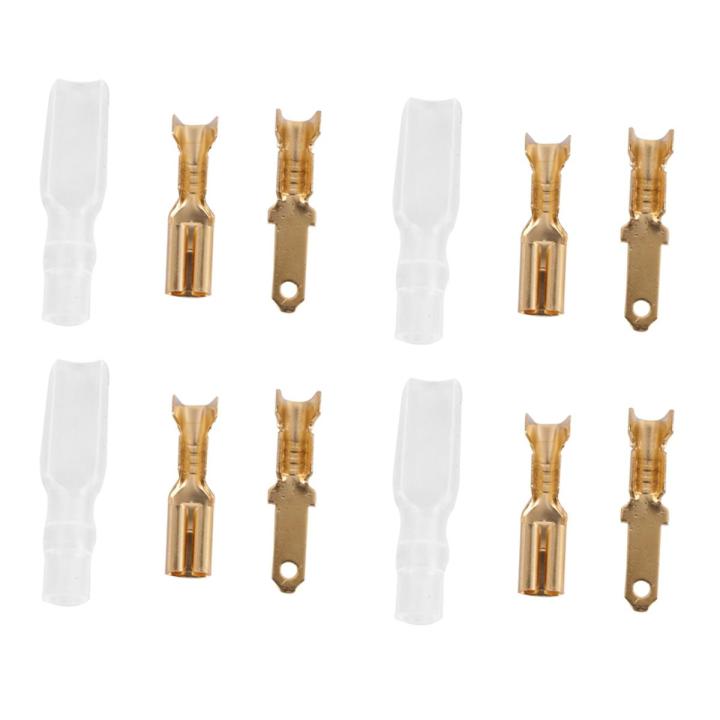 ICQURBT 800Pcs Female Male Spade Crimp Terminals Sleeve Wire Wrap Connector for 22-16 Awg 2.8mm