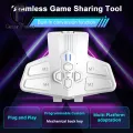 Game Sharing Without Borders Accessory Ps5 Dualsense Controller Back Paddles Attachment with Turbo Macros Multi-platform Compatible Programmable Rear Buttons for Enhanced Gaming Experience for Gaming. 