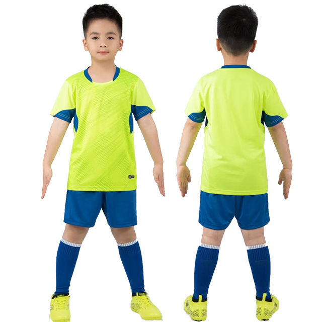 Kids Football Jersey tracksuit Child Soccer Sports Uniforms girls Play Ball Sportswear Kits vest children's football suit