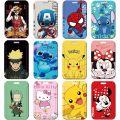 Mickey Mouse Children's Card Holder Cartoon Character Minnie Portable Keychain ID Card Holder Cover Kids Gifts.