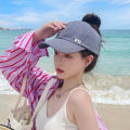 High Ponytail Baseball Cap Half Visor Peaked Cap Girls' Hat Sun Protection Sports Cap Summer Internet Celebrity Peaked Cap.