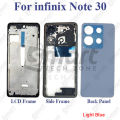 Infinix Note 30 4G X6833B, X6716B Full Body Housing With Camera Glass (LCD Frame, Side/Middle Frame, Back Panel/Backshell).