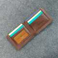 Fashionable Ultra Slim Single Part Leather Wallet for Men. 