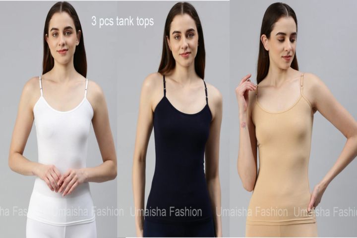 3%20Pcs%20Ladies%20Camisole%20For%20All%20Season%20Use%20Cotton%20Cami%20Dress%20Tank%20tops%20.%20-%20Image%203