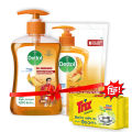 (Free Trix 300gm) Dettol Re-energize Handwash 200ml + 170ml Refill Pack (Germ Protection Guaranteed). 