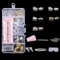 Glasses Repair Kit Silicone Nose Pads Replacement Optical Glasses Repair Tool Parts Assorted Kit Screwdriver Tweezers Ear Hooks. 