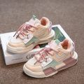 2023 Spring Children Girl Pink Shoes Autumn Mesh Breathable Kids Sneakers for 0-8 Yrs Boy Lightweight Running Shoe Walking Soft. 