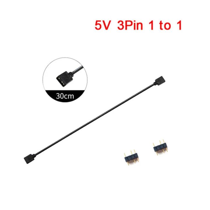 1-5Pcs%203Pin/4Pin%20Computer%20Motherboard%20Extension%20Cable%20RGB%20Extension%20Adapter%20Cable%2012V/5V%20ARGB%20SYNC%20HUB%20Splitter%20Connector%20For%20PC%20-%20Image%204