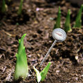 Stainless Steel Soil Thermometer 127mm Stem Display 0-100 Degrees Celsius Range Demoo. 