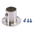 Closet Wardrobe 22mm Dia Pipe Hanging Rail Rod End Support Bracket. 