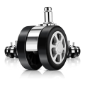 Office Chair Caster Wheels Replacement Spare Parts Accessories Caster Desk Chair Wheels, Rolling Wheels , Chair Casters for Hardwood Floors. 