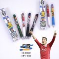Cristiano Ronaldo, Football Star, Cartoon Animation, Single Blind Box Gel Pen, ST Head, 0.5mm Student Writing Black Pen.