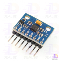 GY521 GY 521 MPU-6050 MPU6050 MPU 6050 Sensor Module DC 3V 5V 3 Triple 3 Axis Analog Gyroscope Accelerometer Compatible Board For Arduino IIC I2C Interface Gyro Sensors.