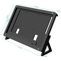 Acrylic Bracket Case for Raspberry Pi-2x display case-Black. 