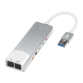 USB External Audio Converter External Audio Card 5.1 Channel Headphone Adapter Sound Card SPDIF for PC Computer. 