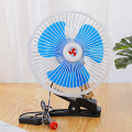 Low Noise Air Cooling Fan Car Oscillating Fan Car Auto Fan Portable Vehicle Mini Electric 12V Black. 