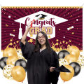 Amazon's new maroon graduation season outdoor decoration background cloth birthday party scene decoration background cloth. 