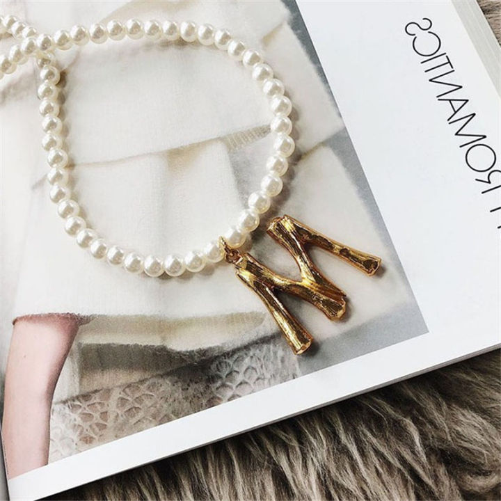 %E3%80%90Hey%20my%20home%E3%80%912019%20Simulated%20Pearl%20Chain%20Choker%20Necklace%20Women%20Color%20Letter%20M%20Pendant%20for%20Women%20New%20Fashion%20Jewelry%20Gift%20-%20Image%203