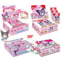 Cute Hello Kitty Sanrio Cards Kawaii Cinnamoroll Kuromi My Melody Cartoon Toys Trading Collectible Accessories Card Anime Gifts. 