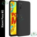 Premium Liquid Silicone Phone case for Xiaomi Poco M3 Liquid Silicon Mobile Back Case Soft Silicone Phone Cover.