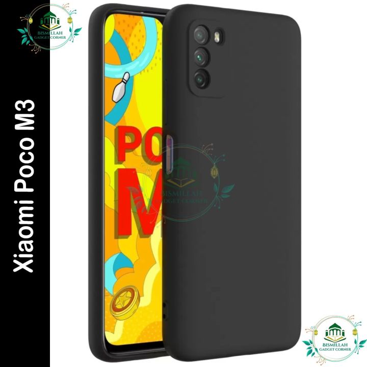 Premium Liquid Silicone Phone case for Xiaomi Poco M3 Liquid Silicon Mobile Back Case Soft Silicone Phone Cover