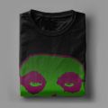 Misfits Glow Skull T-Shirts Men Fun Pure Cotton Tee Shirt Crew Neck Short Sleeve T Shirt Plus Size Tops.