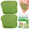 16pcs Self-heating Wormwood Foot Patch Heel Fatigue Pain Relieve Stress Detoxification Help Sleeping Body Detox Sticker. 