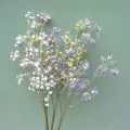 【Top Picks】 Flower Arrangement 3 Forks Artificial Gypsophila Flowers Handmade Realistic Babysbreath Bridal Bouquet Exquisite DIY Flower Mother's Day Gift. 