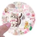 10/30/60pcs INS Style Pink Coquette Stickers Aesthetic Cartoon Decoration Decals Waterproof DIY Stationery Laptop Kawaii Sticker. 