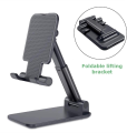 T1 Universal Ergonomic Collapsible Adjustable Metal Desktop Tablet Mobile Phone Holder Foldable Extend Cell Phone Support Desk Mount Table Stand Smart Phone Bracket Black & White & Green - Mobile Stand. 
