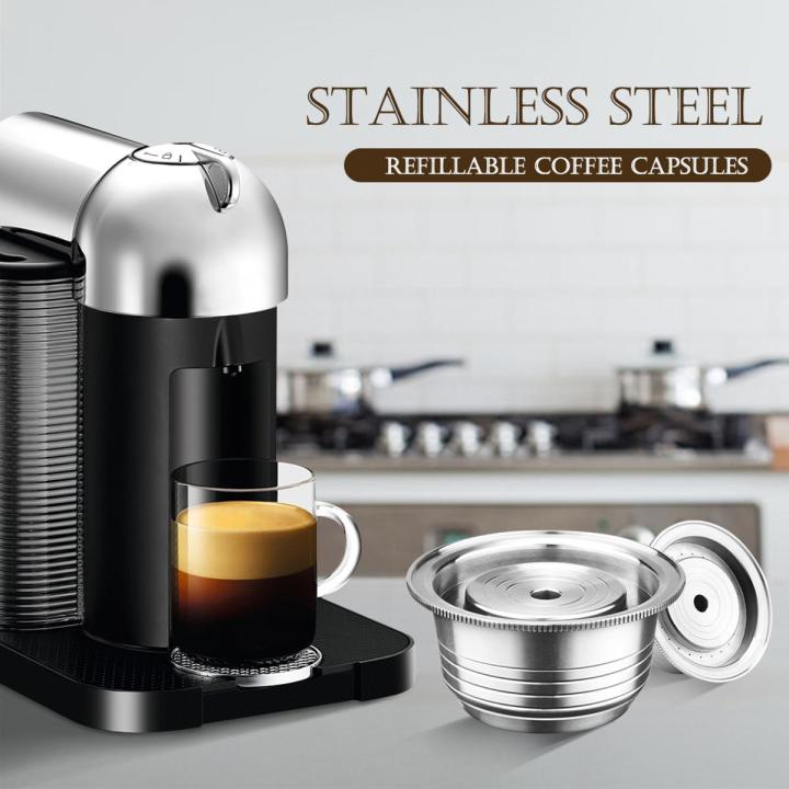 Stainless Steel Coffee Capsules Vertuoline Pod Filters Cup 230ml