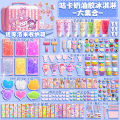 【Pre-order】 Guka Sticker Set Cream Glue DIY Material Ice Cream Cup Quicksand Guka Brick Girls Children's Guka Hand Account.